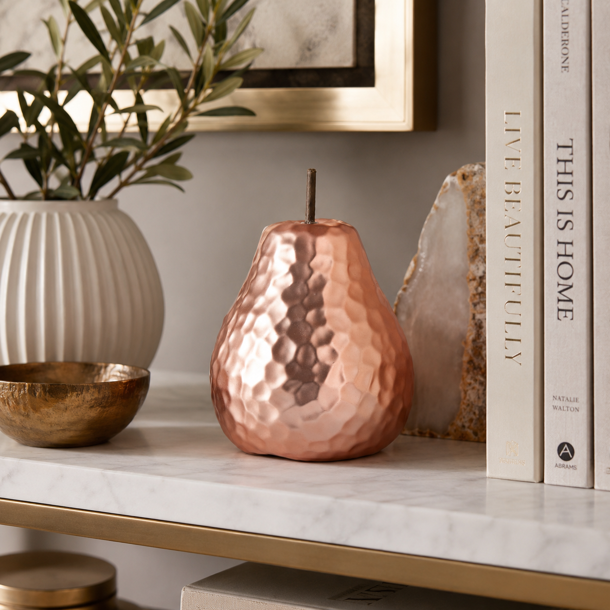 Lumara Ceramic Pear Figurine