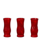 Quara Classic Machine Made Glass Vase – Set of 3