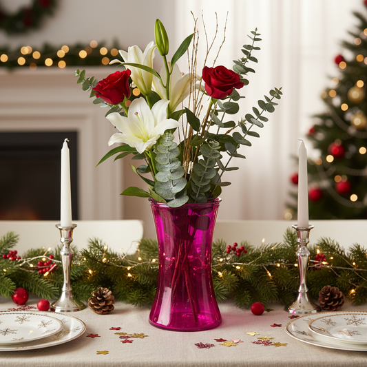 Lyra Elegant Glass Vase