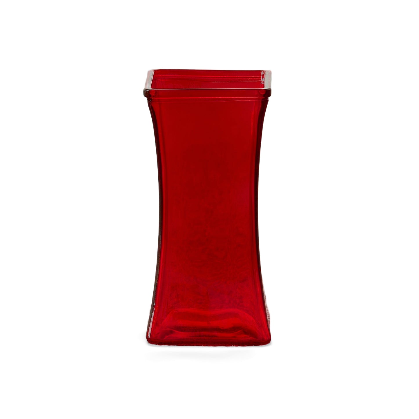 Keira Flared Glass Vase-Urban Trends Collection-Red-Urban Trends Collection