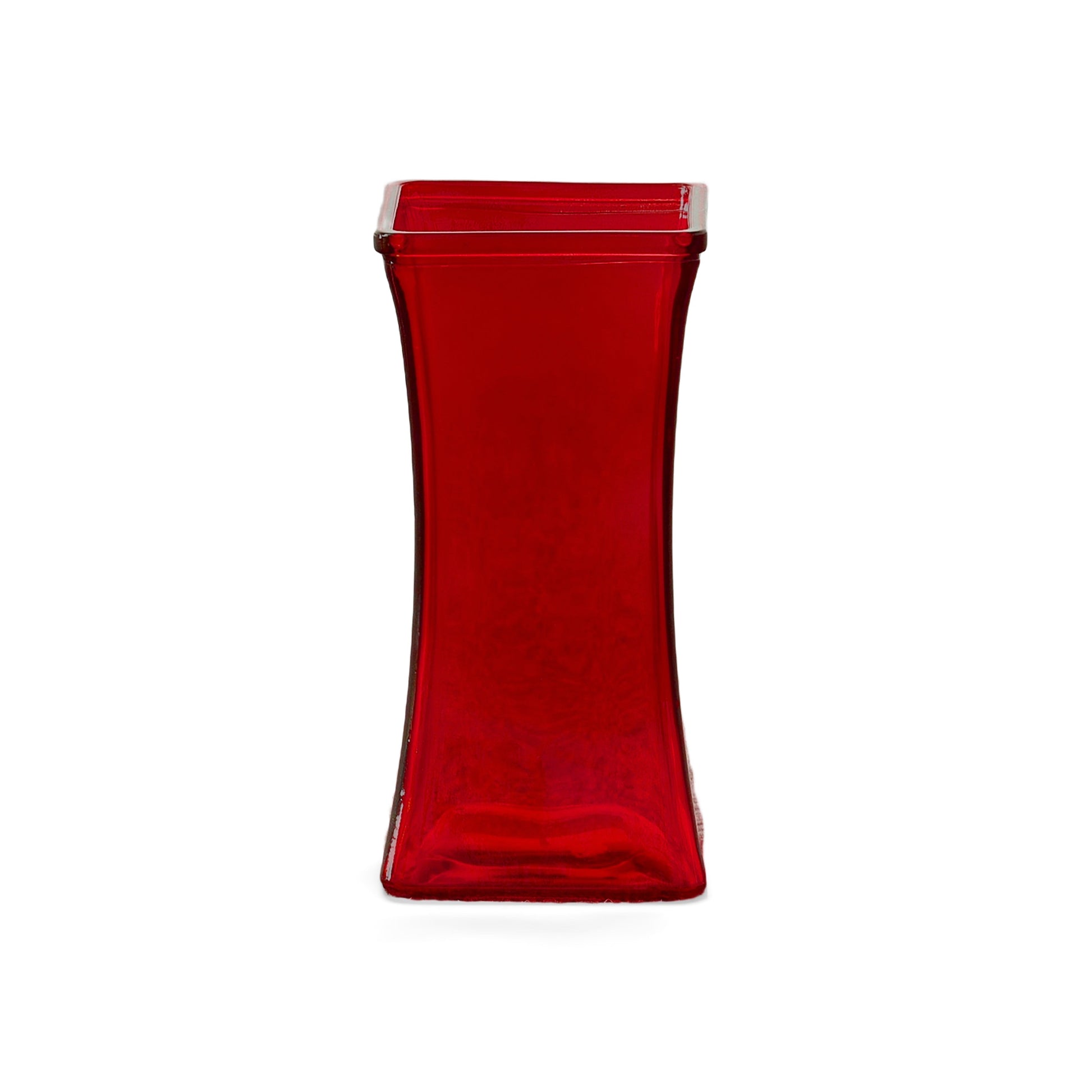 Keira Flared Glass Vase-Urban Trends Collection-Red-Urban Trends Collection
