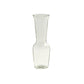 Glass Bud Vase With Hexagon Base-9.00"H-Urban Trends Collection-Clear-Urban Trends Collection