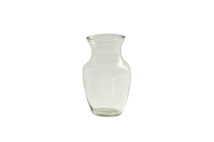 Tilda Belly Glass Vase-Urban Trends Collection-Clear-Urban Trends Collection