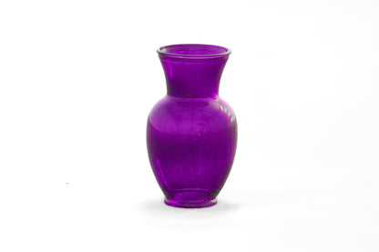 Pavia Ginger Glass Vase-Urban Trends Collection-Small-Purple-Urban Trends Collection