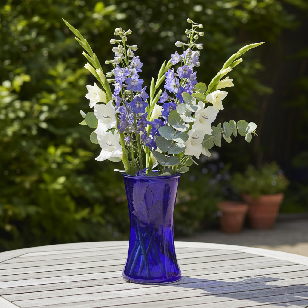 Lyra Elegant Glass Vase