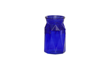 Ava Clear Glass Vase-Urban Trends Collection-Blue-Urban Trends Collection