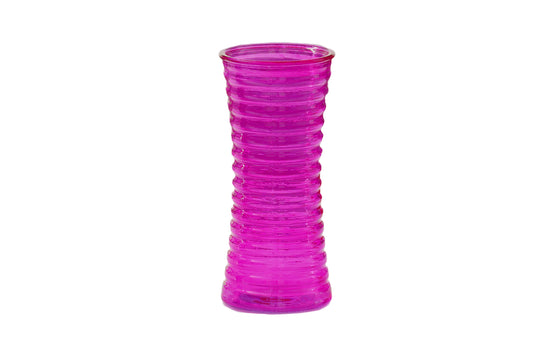 Machine Made Gathering Glass Vase - 9.75''H