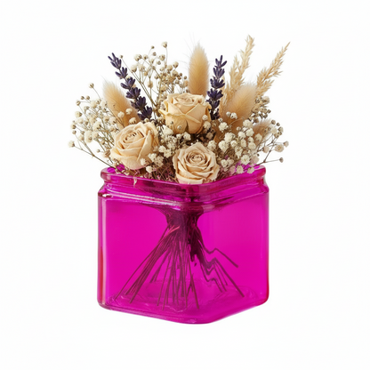 Juno Glass Cube Vase