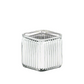 Maisie Fluted Glass Cube Vase-Urban Trends Collection-Urban Trends Collection