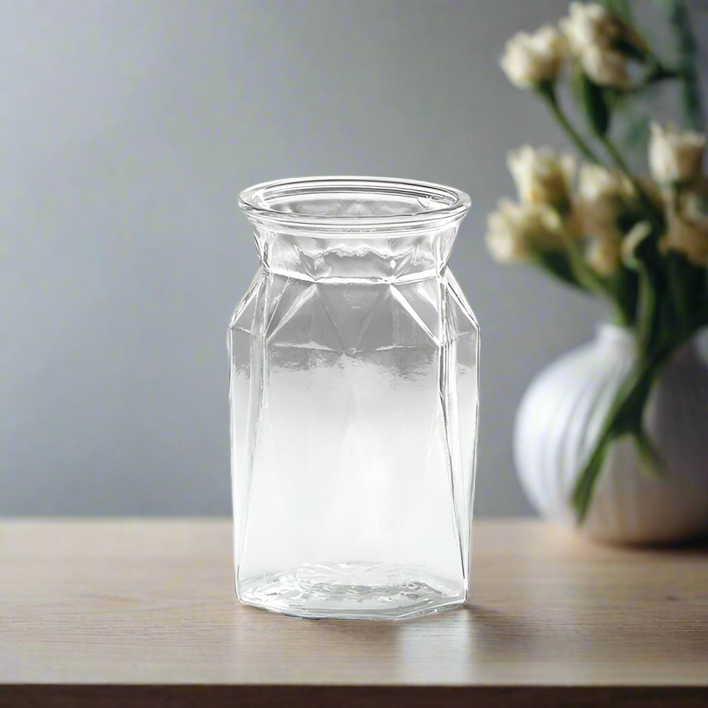 Machine Made Glass Vase