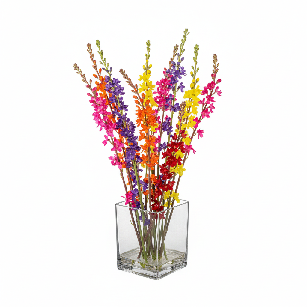 Lizze Clear Glass Cube Vase