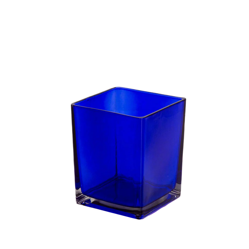Lizze Clear Glass Cube Vase