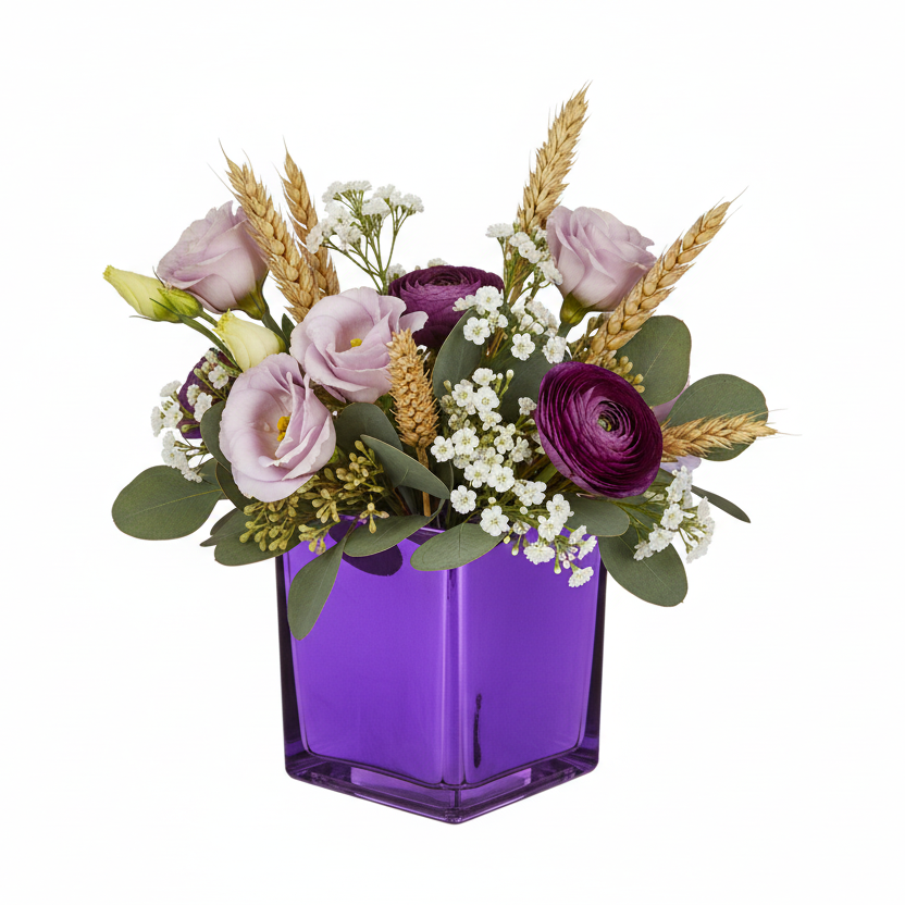 Electra Glass Cube Vase