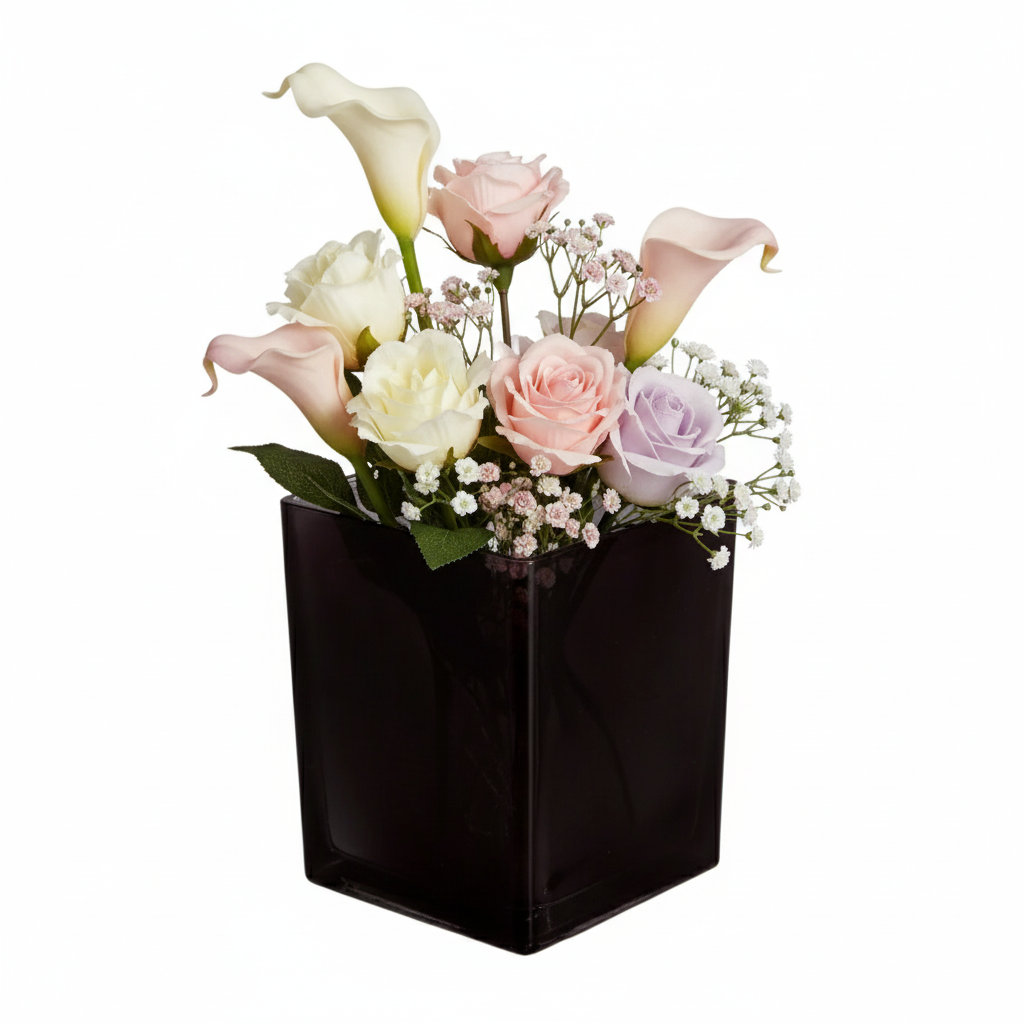 Aeris Glass Cube Vase