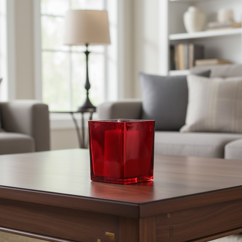 Electra Glass Cube Vase