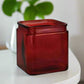 Blythe Cube Glass Vase-Urban Trends Collection-Urban Trends Collection