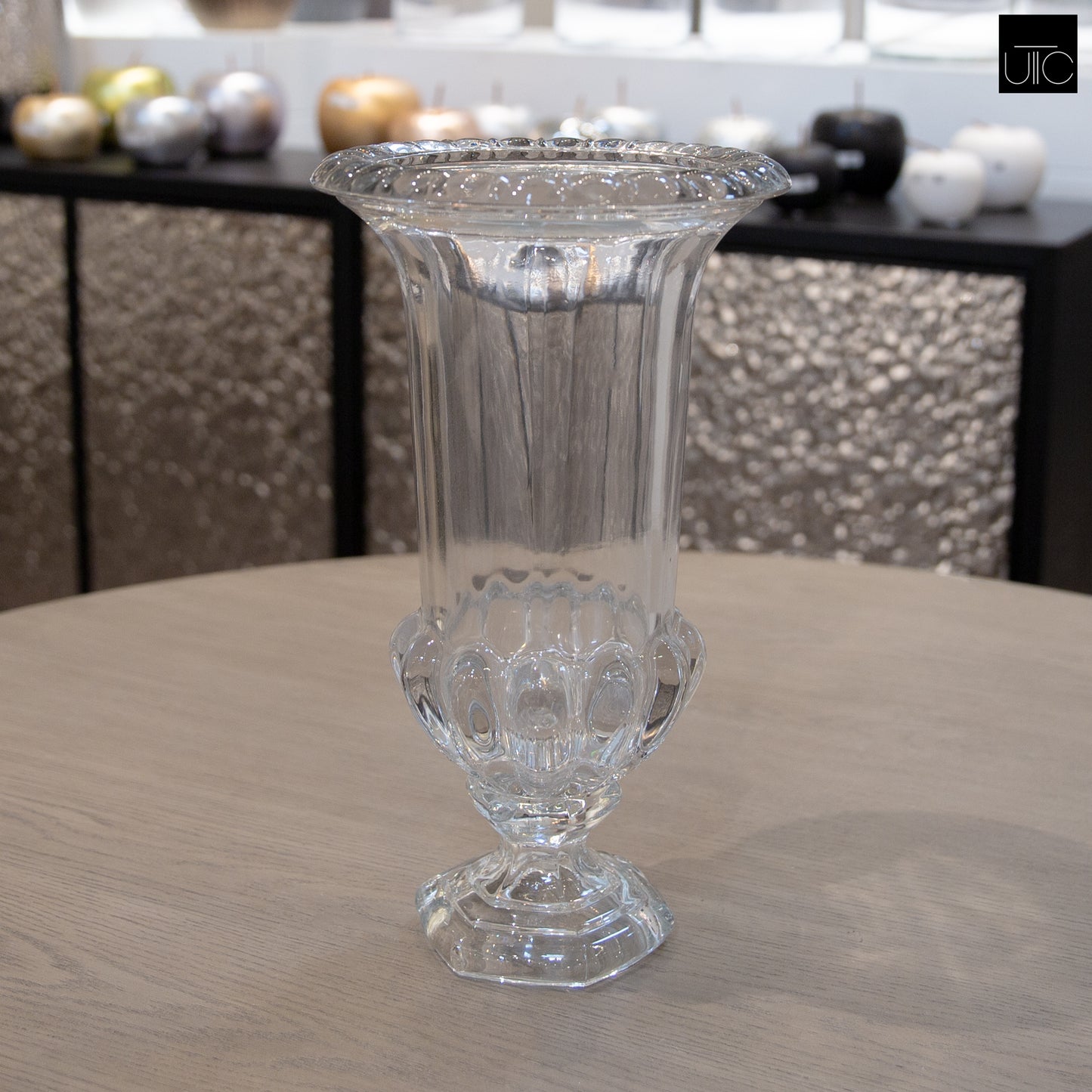 Femi Machine-Made Glass Urn Vase