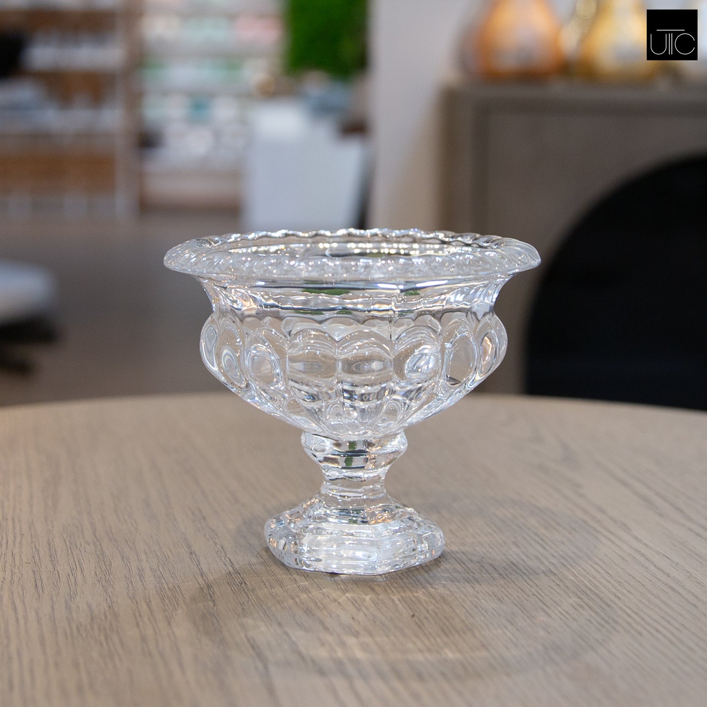 Femi Machine-Made Glass Urn Vase