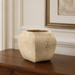 Misu Handcrafted Faceted Terracotta Planter Vase