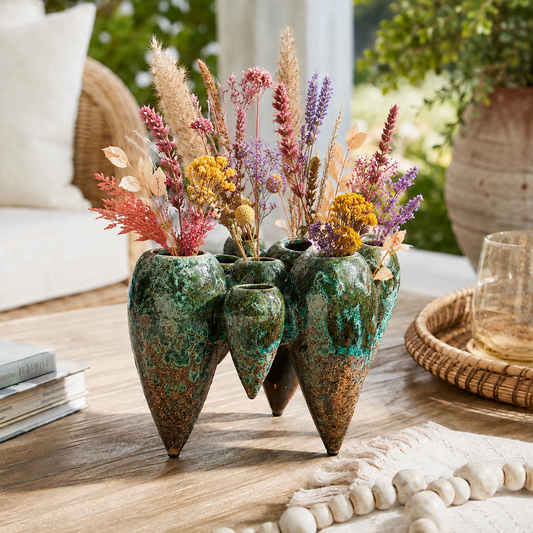 Miya Ceramic Cluster Vase