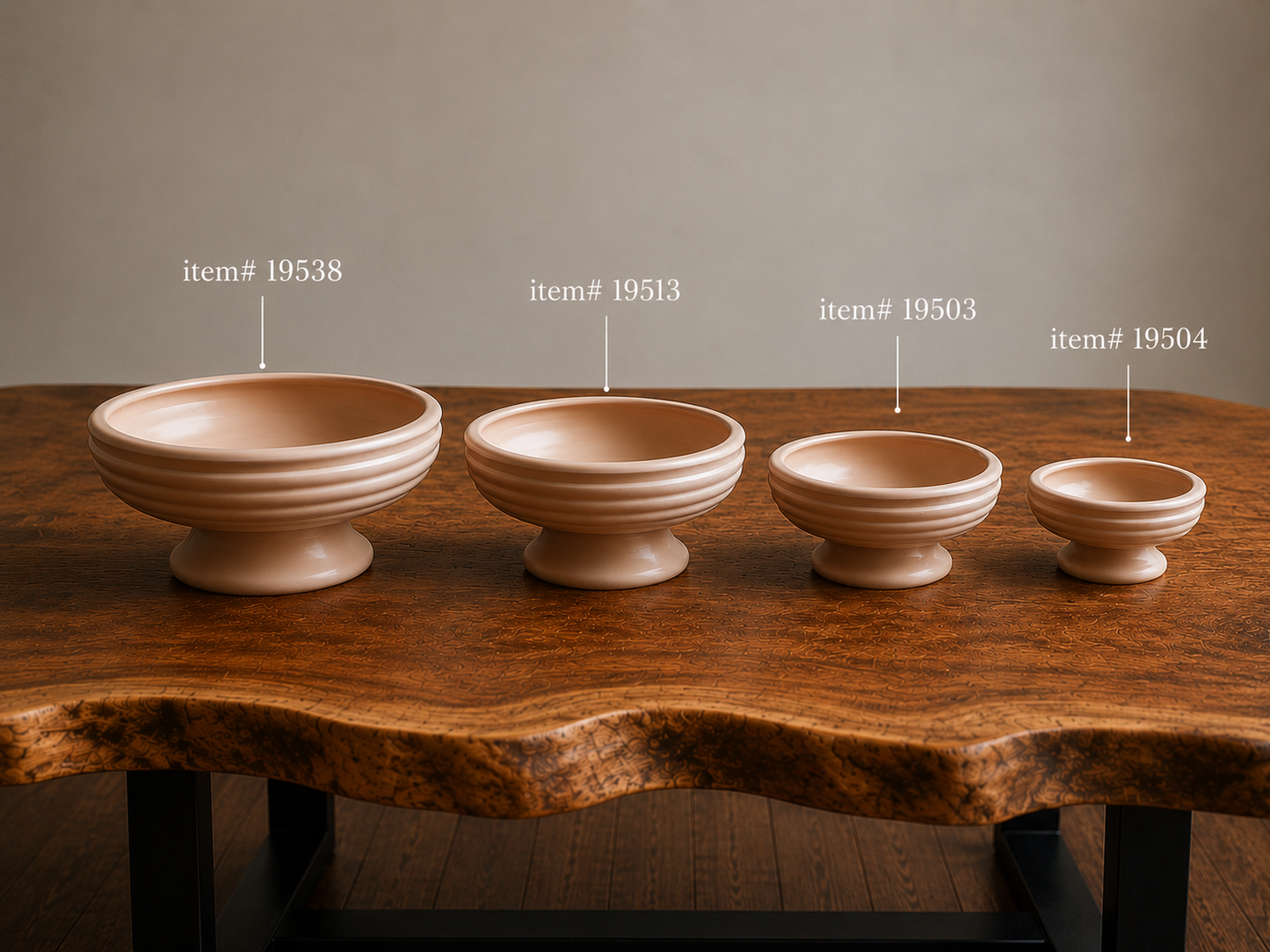 Nivea Pedestal Bowl Planter