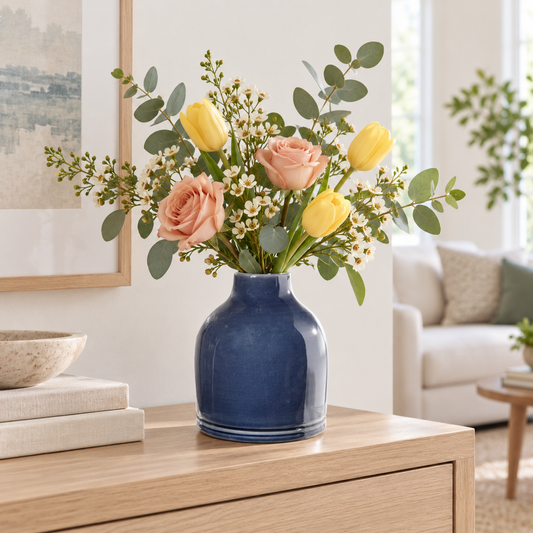Oren Round Ceramic Vase