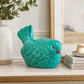 Peonie Glossy Porcelain Bird Figurine