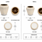 Prima Ribbed Ceramic Planter