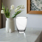 Prisma Clear Glass Cone Cup Vase