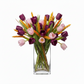 Harriet Clear Glass Block Vase
