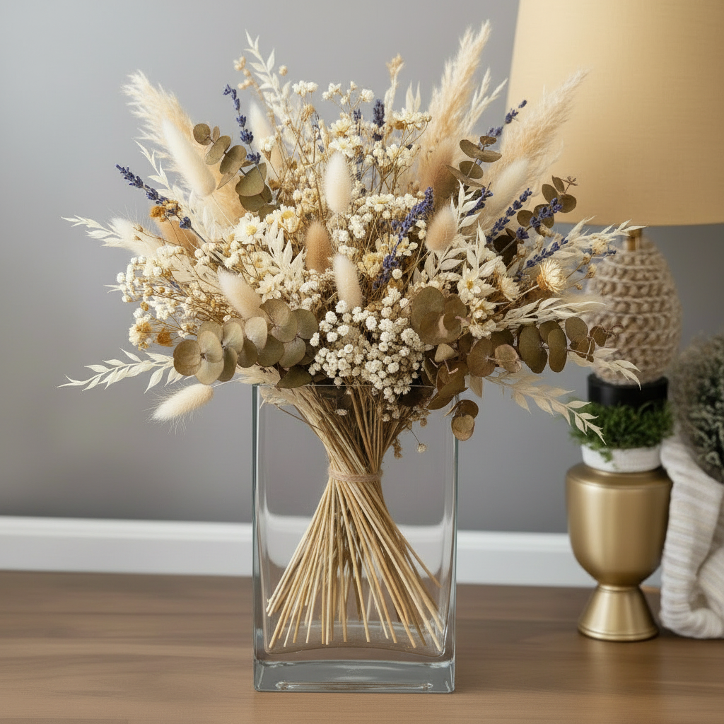 Glayze Clear Rectangle Glass Vase Collection