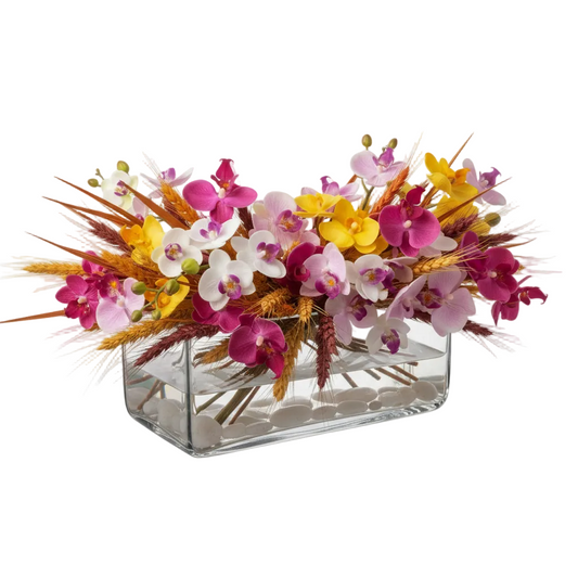 Elaris Rectangular Clear Glass Trough