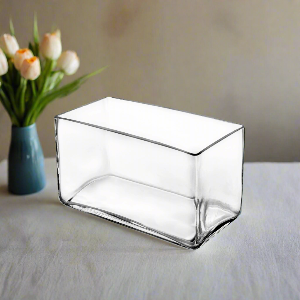 Aeloria Rectangular Glass Vase