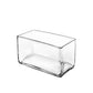 Rectangler Glass Vase-Urban Trends Collection-Clear-8x4x5-Urban Trends Collection