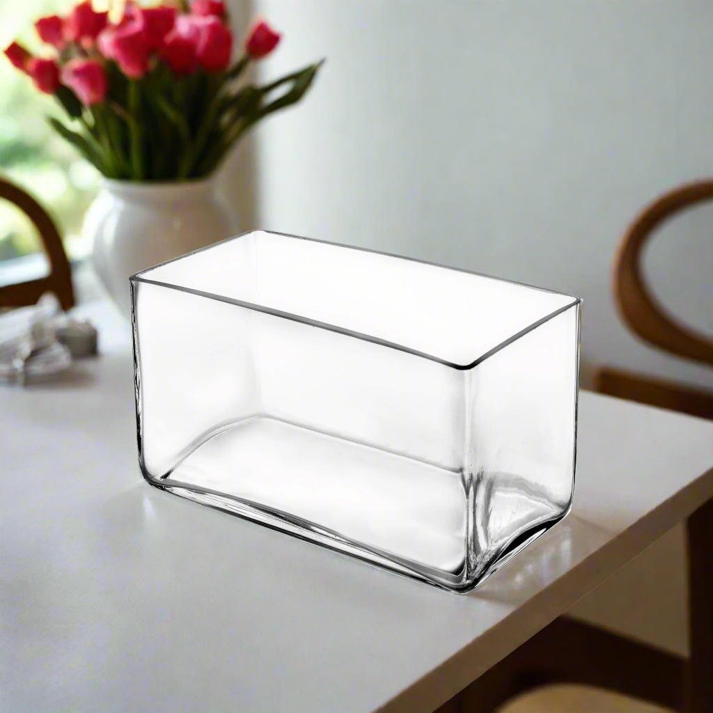 Aeloria Rectangular Glass Vase