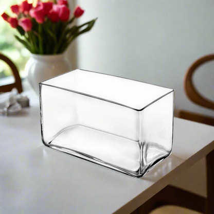 Aeloria Rectangular Glass Vase