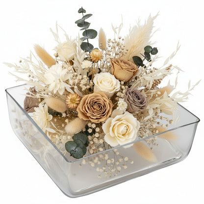 Square Clear Glass-Urban Trends Collection-Clear-10x10x5-Urban Trends Collection