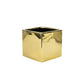Square Clear Glass-Urban Trends Collection-Gold-5x5-Urban Trends Collection