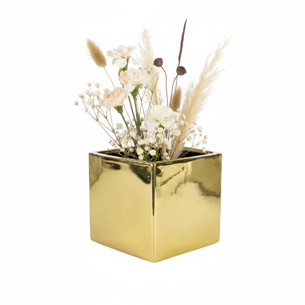 Bria Square Glass Vase