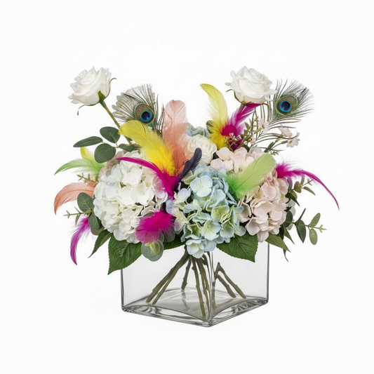 Clario Square Glass Vase