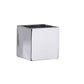 Square Clear Glass-Urban Trends Collection-Silver-6x6-Urban Trends Collection