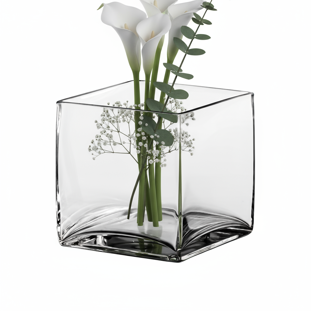 Bria Square Glass Vase