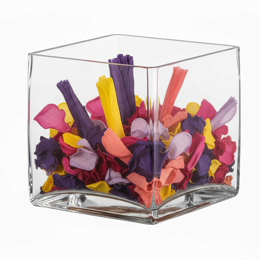 Bria Square Glass Vase