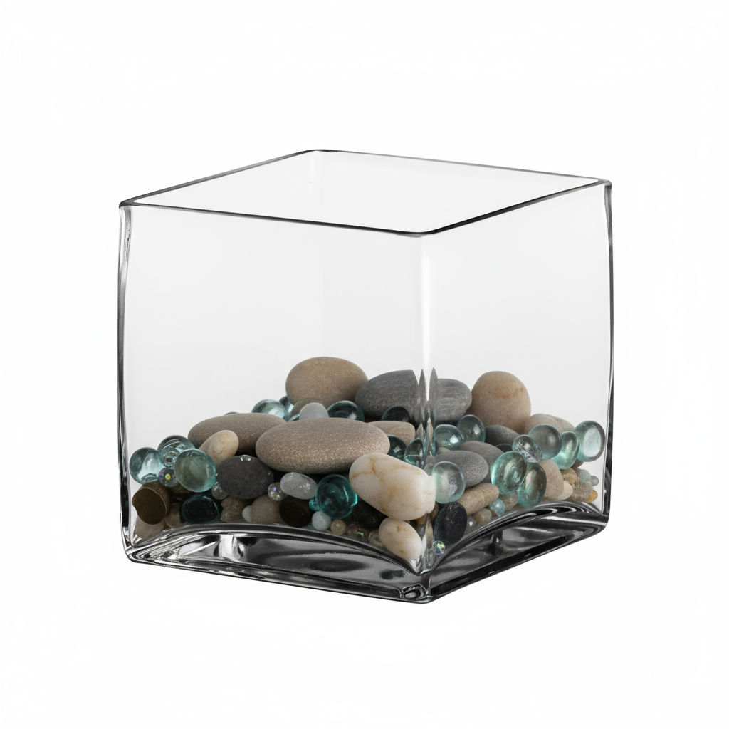 Bria Square Glass Vase