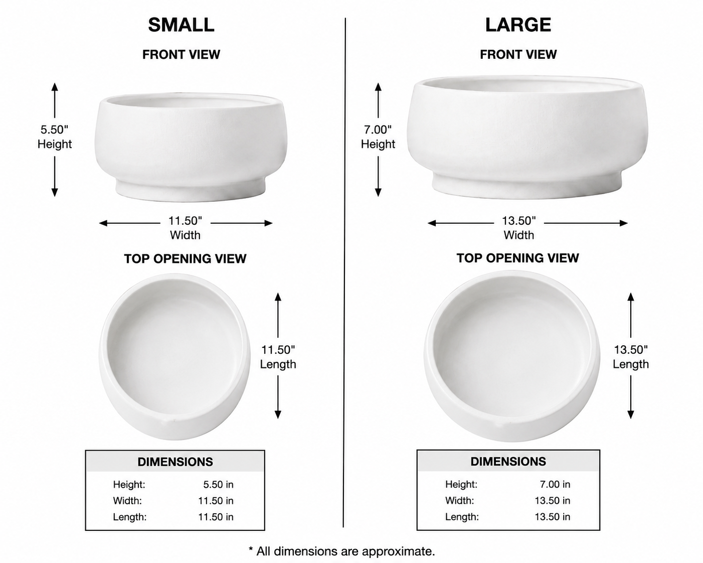 Alera Ceramic Round Planter