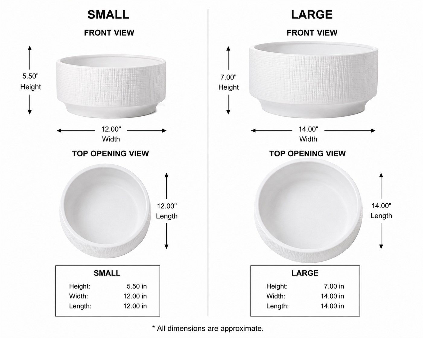 Alera Ceramic Round Planter