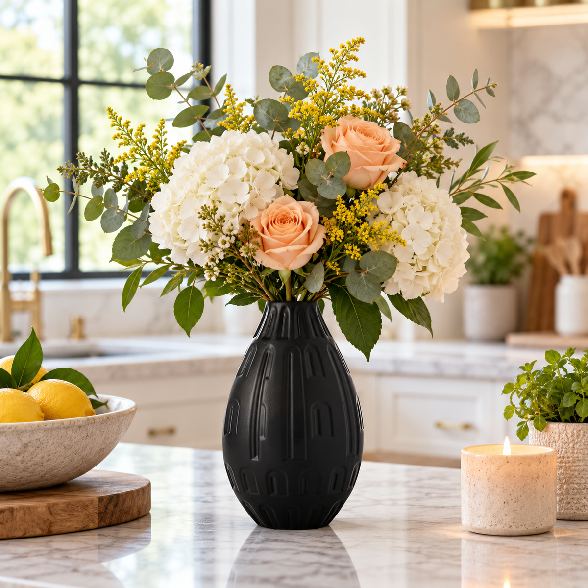 Twyla Bellied Ceramic Vase