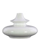 Alayna Ceramic Bellied Round Vase with Two-Tier Design