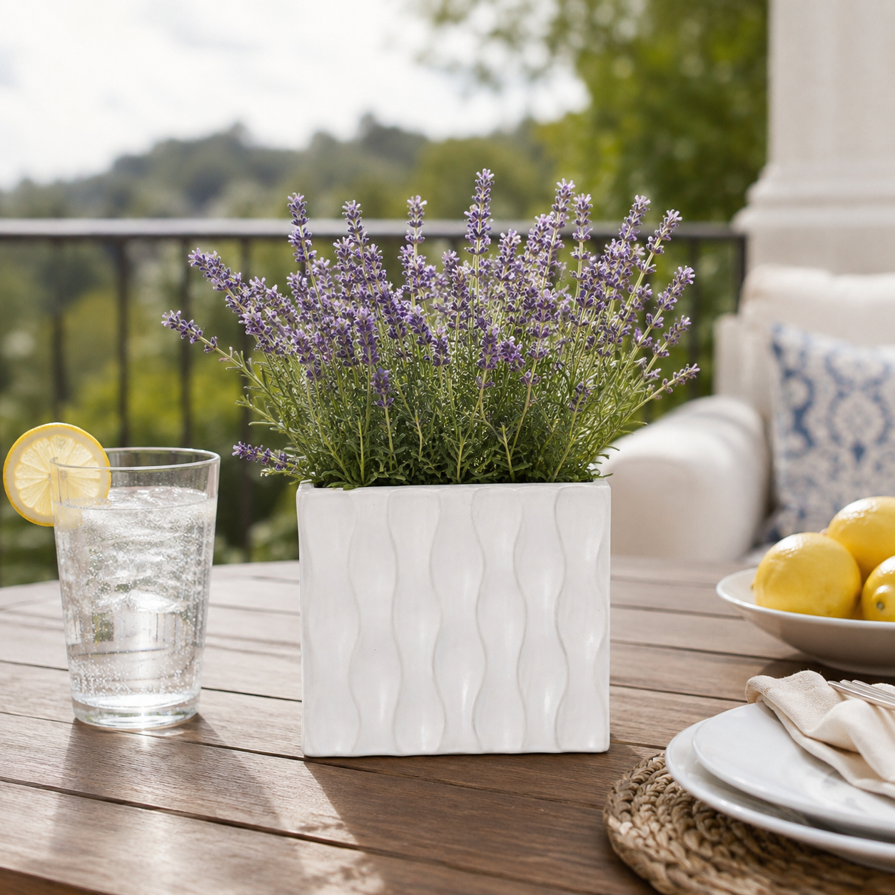 Wynn Geometric Ceramic Vase