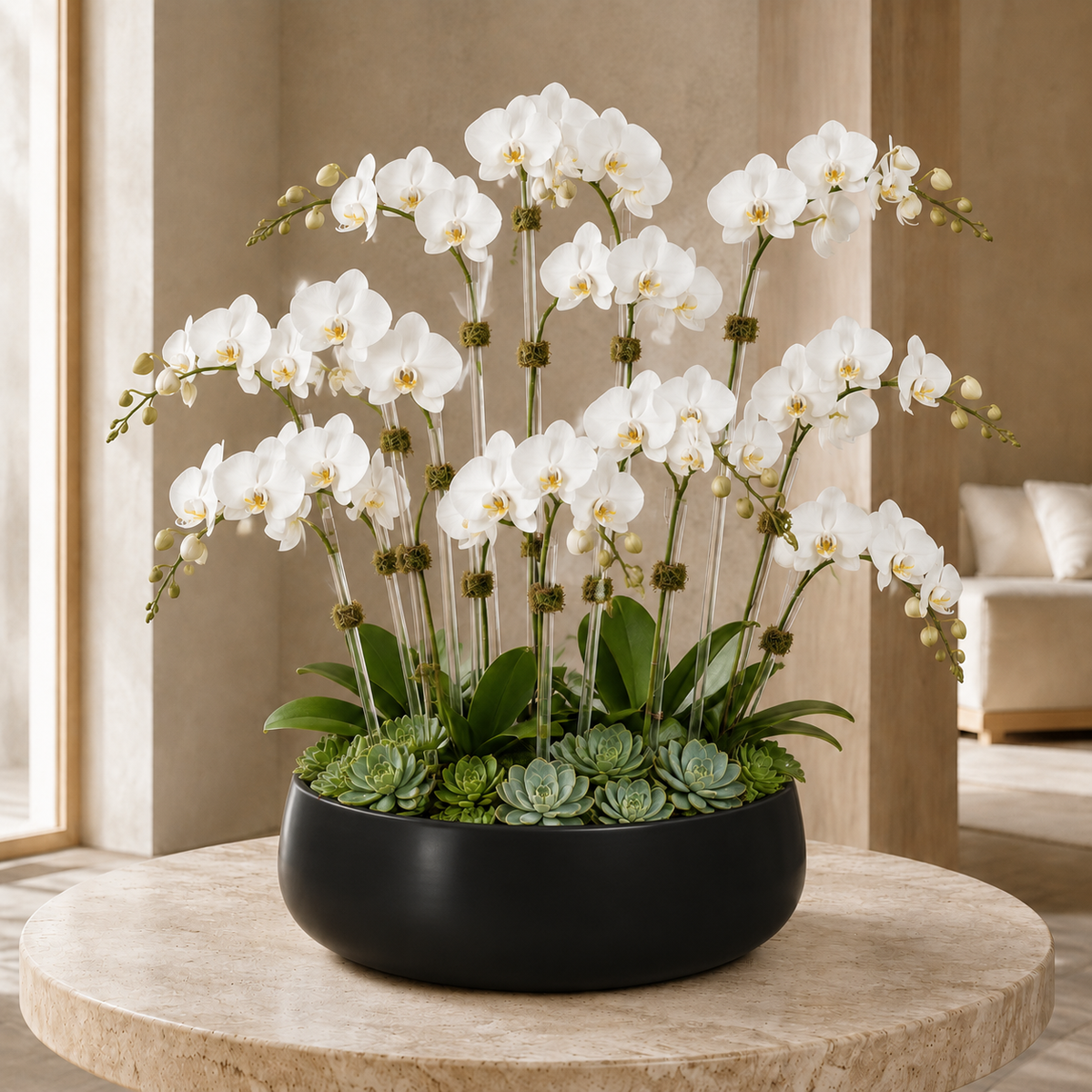 Tarnell Matte Black Dolomite Bowl